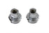 V-Twin Chrome Inner Fork Tube Plug Set - 24-0144