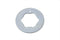 V-Twin Fork Steering Damper Plate with Hole - 24-0175