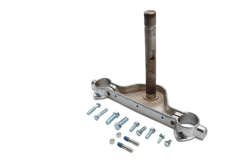V-Twin Chrome Lower Triple Tree - 24-0211
