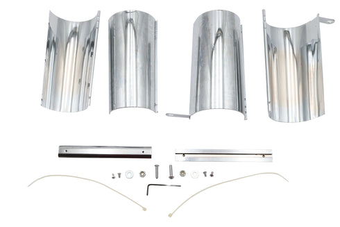 V-Twin Chrome Upper Fork Covers - 24-0228