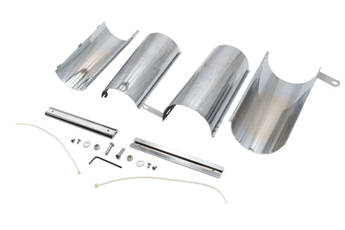 V-Twin Chrome Upper Fork Covers - 24-0228