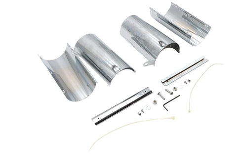 V-Twin Chrome Upper Fork Covers - 24-0228