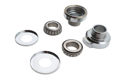V-Twin Chrome Fork Neck Cup Kit with Stops - 24-0231