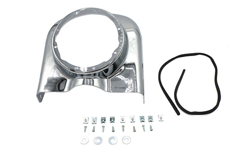 V-Twin ABS Chrome Headlamp Cowl - 24-0247