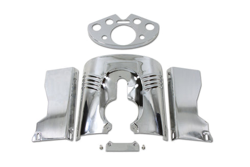 V-Twin Chrome Fork Cover Set - 24-0261