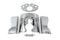 V-Twin Chrome Fork Cover Set - 24-0261