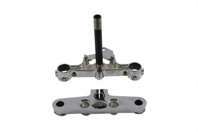 V-Twin Chrome Triple Tree Set - 24-0284