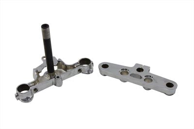 V-Twin Chrome Triple Tree Set - 24-0284