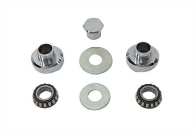 V-Twin Raked Fork Neck Cup Kit Chrome - 24-0291