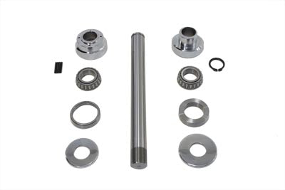 V-Twin 3 Raked Fork Neck Cup Kit Chrome - 24-0292