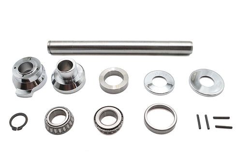 V-Twin 3 Raked Fork Neck Cup Kit Chrome - 24-0294