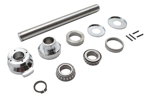 V-Twin 3 Raked Fork Neck Cup Kit Chrome - 24-0294