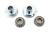 V-Twin Mega Neck Cup Set Zinc Plated - 24-0308