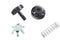 V-Twin FL Fork Steering Damper Knob Kit Black - 24-0314