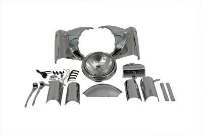 V-Twin Headlamp Cowl Assembly Chrome - 24-0318