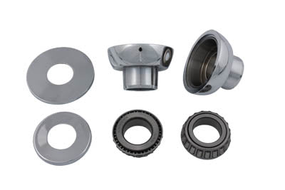 V-Twin Chrome Smoothie Style Fork Neck Cup Kit - 24-0322