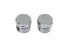 V-Twin Chrome Top Fork Tube Plugs without Hole - 24-0335