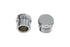 V-Twin Chrome Top Fork Tube Plugs without Hole - 24-0335
