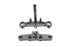 V-Twin Chrome Triple Tree Set - 24-0341