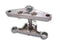 Motorshop Replica Forged Steel Triple Tree Set Chrome - 24-0346