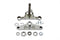 Motorshop Replica Forged Steel Triple Tree Set Chrome - 24-0347