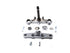 Motorshop Replica Forged Steel Triple Tree Set Chrome - 24-0350