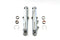 V-Twin 39mm Fork Sliders Chrome Single Disc - 24-0373