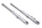 Motorshop 39mm Fork Slider Assembly Single Disc with Chrome Sliders - 24-0384