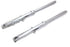 Motorshop 39mm Fork Slider Assembly Single Disc with Chrome Sliders - 24-0384