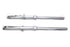 Motorshop 39mm Fork Slider Assembly Single Disc with Chrome Sliders - 24-0384
