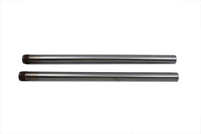 V-Twin Hard Chrome 39mm Fork Tube Set 25 inch Total Length - 24-0390