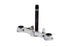 V-Twin Lower Triple Tree Chrome - 24-0399