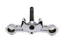 V-Twin Lower Triple Tree Chrome - 24-0399