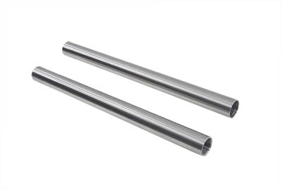 V-Twin Chrome 41mm Fork Tube Set 24 inch Total Length - 24-0402