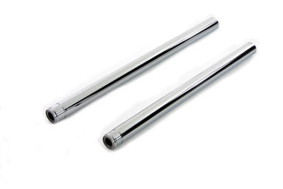 V-Twin Chrome 41mm Fork Tube Set 26-1/4 inch Total Length - 24-0413
