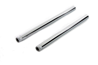 V-Twin Chrome Fork Tube Set 4 inch Over Stock - 24-0414