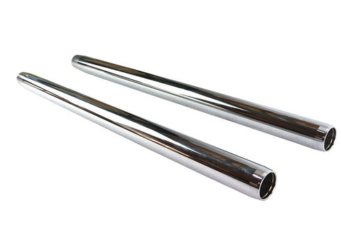 V-Twin Chrome 35mm Fork Tube Set 23-1/2 inch Total Length - 24-0420