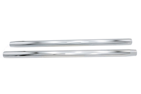 V-Twin Chrome 35mm Fork Tube Set 25-1/2 inch Total Length - 24-0421
