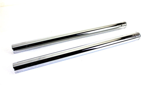 V-Twin Chrome Fork Tube Set Stock Length - 24-0461