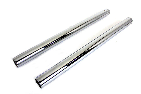 V-Twin Chrome Fork Tube Set 2 inch Over Stock - 24-0462