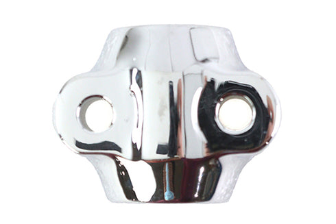 V-Twin Chrome Fork Slider Axle Cap Left Side - 24-0504