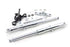 V-Twin Fork Assembly with Chrome Sliders - 24-0515