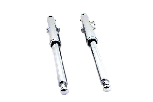V-Twin 41mm Fork Slider Assembly with Chrome Sliders - 24-0519