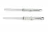 Motorshop 39mm Fork Tube Assembly with Chrome Sliders - 24-0590