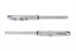 Motorshop 39mm Fork Tube Assembly with Chrome Sliders - 24-0590