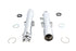 V-Twin 41mm Chrome Fork Slider Set - 24-0594