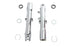 V-Twin 41mm Chrome Fork Slider Set - 24-0594