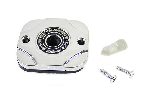 V-Twin Handlebar Master Cylinder Cover Chrome - 24-0604