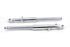 V-Twin 41mm Fork Tube Assembly with Chrome Sliders - 24-0754