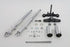 V-Twin 41mm Chrome Fork Assembly with Polished Sliders - 24-0756